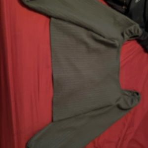 Green Express crop top